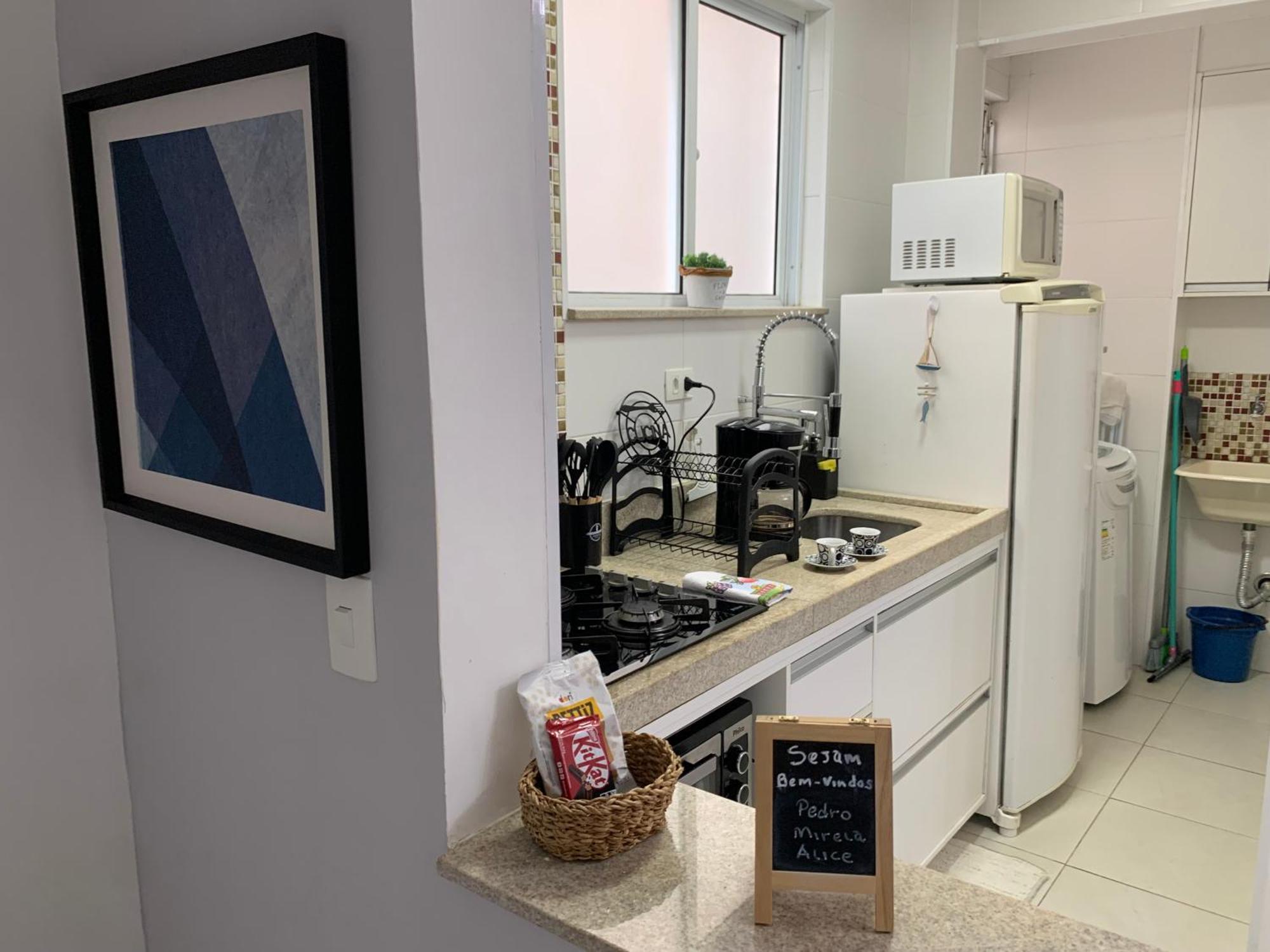 Apartamento Em Santos No Gonzaga Em Frente A Praia المظهر الخارجي الصورة